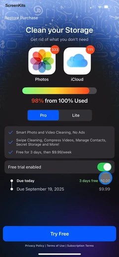 ProClean- Phone Cleaner paywalls UI screen 12