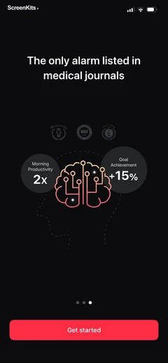 Alarmy - Loud alarm clock mobile app UI screen 4