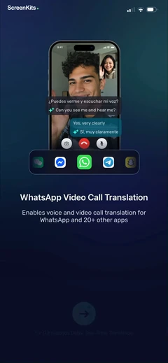 AI Phone-Call&Voice Translator mobile app UI screen 12