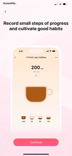 Habit Tracker mobile app UI screen 12