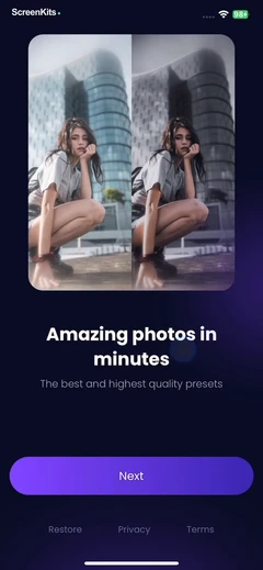 Presets for Lightroom- Filters mobile app UI screen 12