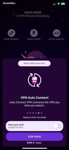 Free VPN by Free VPN .orgTM mobile app UI screen 8