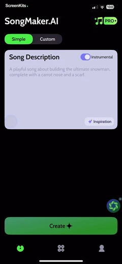 SongMaker-AI Music Generator mobile app UI screen 8