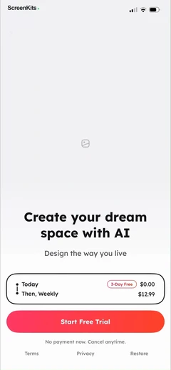 house-ai-ai-room-design-home paywalls UI screen 10
