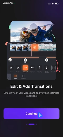 Add Background Music To Video mobile app UI screen 6
