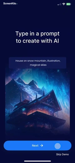 Gencraft AI Image Generator mobile app UI screen 6