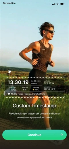 timestamp-camera-ai-timestamp mobile app UI screen 5