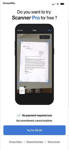 Scanner – Scan PDF & Document mobile app UI screen 8