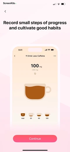 Habit Tracker mobile app UI screen 11