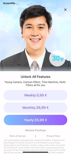 Piscmate - Photo Editor paywalls UI screen 6