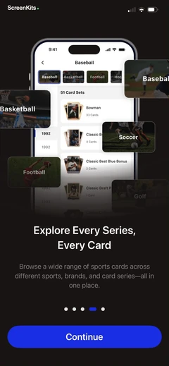 sports-card-scanner-spoly mobile app UI screen 9