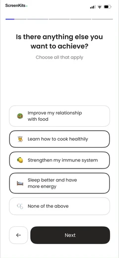 Calorie Counter by Numify mobile app UI screen 12
