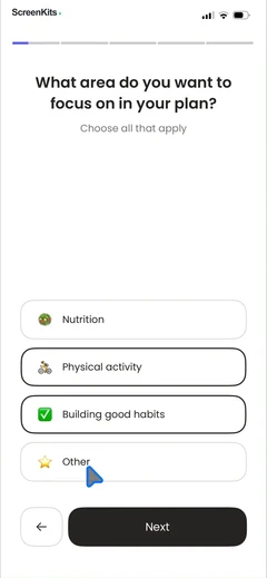 Calorie Counter by Numify mobile app UI screen 10