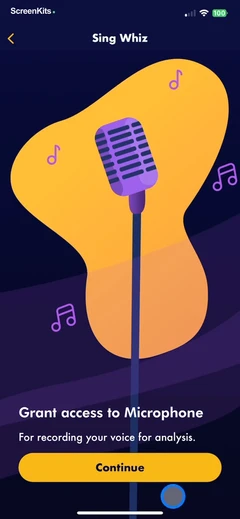 Vocal Range Finder - Sing Whiz mobile app UI screen 5
