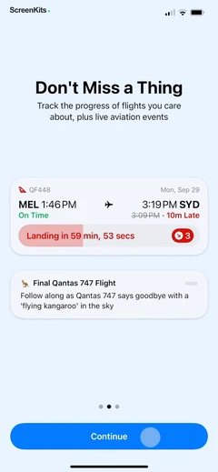 Plane Finder ⁃ Flight Tracker mobile app UI screen 6