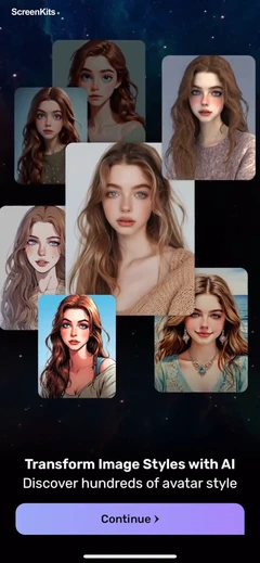 AI Art Generator - UniDream AI mobile app UI screen 8