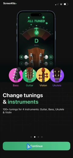 Tuner Pro- Guitar Tuner & Tab mobile app UI screen 7