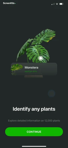 Plant Identifier & Care App mobile app UI screen 9