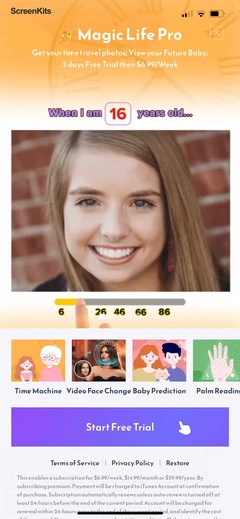 Magic Life-Face Swap&Effects paywalls UI screen 8