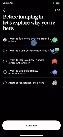 How We Feel mobile app UI screen 12