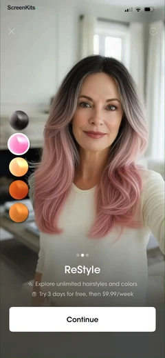 ReStyle - AI Hairstyle Try On paywalls UI screen 10