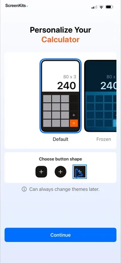 Calculator+ mobile app UI screen 11
