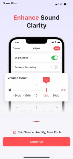 Voice Recorder-Audio Memos Арр mobile app UI screen 7