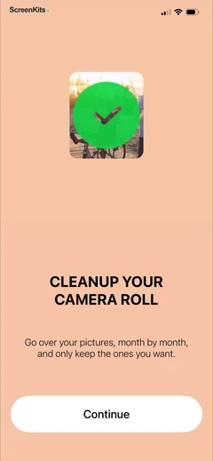 Swipewipe- Photo Cleaner mobile app UI screen 5