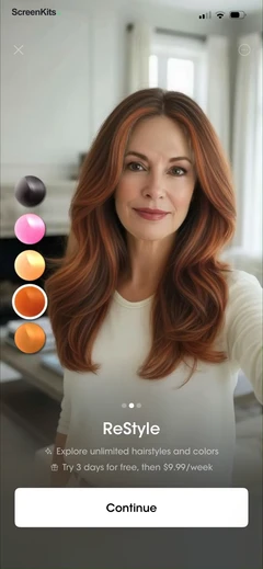 ReStyle - AI Hairstyle Try On paywalls UI screen 12