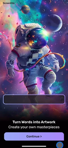 AI Art Generator - UniDream AI mobile app UI screen 5