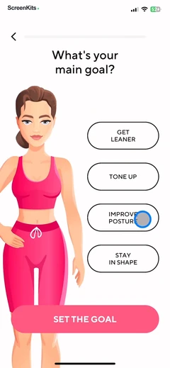 Wall Pilates by Fit & Lean mobile app UI screen 4