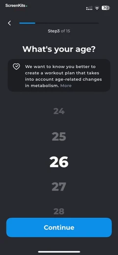 Workout Planner MuscleFit mobile app UI screen 9