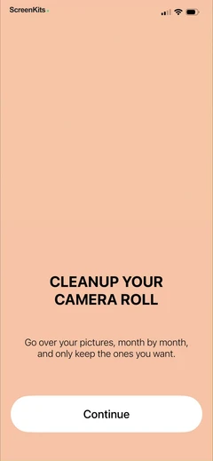 Swipewipe- Photo Cleaner mobile app UI screen 6
