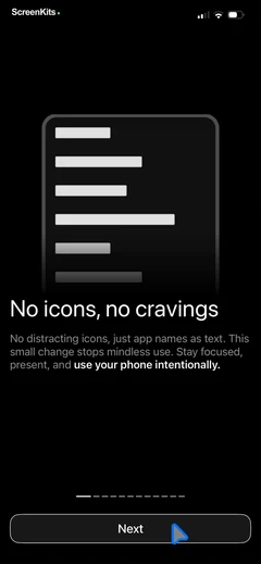 minimalist phone ® Block Apps mobile app UI screen 7