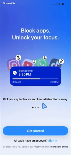 AppBlock- Block Apps & Website onboarding UI screen 2