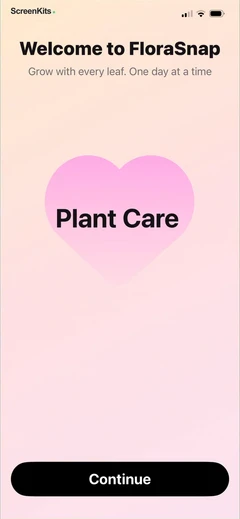 FloraSnap – Plant Scanner onboarding UI screen 11