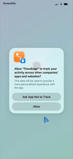 FloraSnap – Plant Scanner permissions UI screen 4
