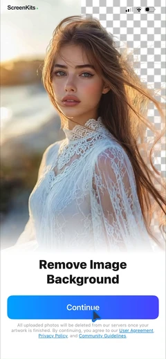 AI Photo Editor - BgMasterTM mobile app UI screen 3