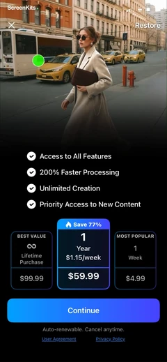 AI Photo Editor - BgMasterTM paywalls UI screen 8
