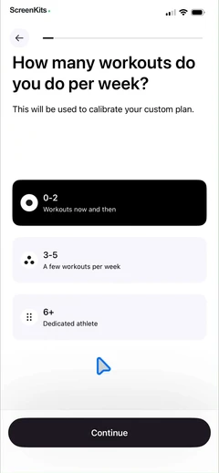 Cal AI onboarding and forms UI screen 10