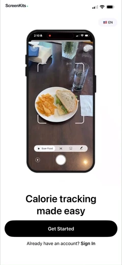 Cal AI onboarding UI screen 2