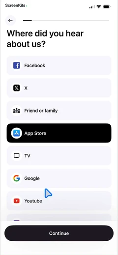 Cal AI onboarding and forms UI screen 12