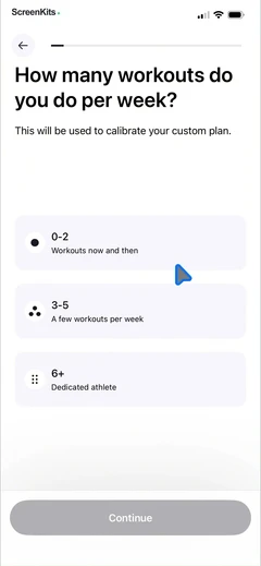 Cal AI onboarding and forms UI screen 9