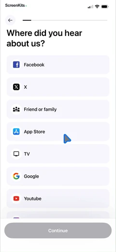 Cal AI onboarding and forms UI screen 11