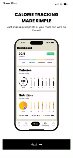 CalDiet - Food Analysis Pal mobile app UI screen 7