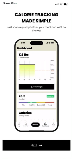 CalDiet - Food Analysis Pal mobile app UI screen 6