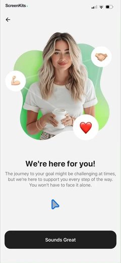 Calz - Calorie Counter AI mobile app UI screen 12