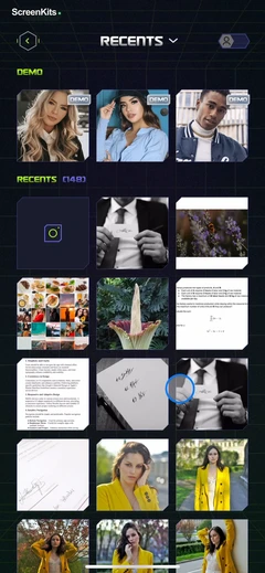 ChicFace- AI Art Photo Editor mobile app UI screen 6