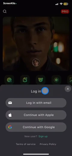FaceMagic- AI face swap videos mobile app UI screen 5