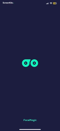 FaceMagic- AI face swap videos mobile app UI screen 1